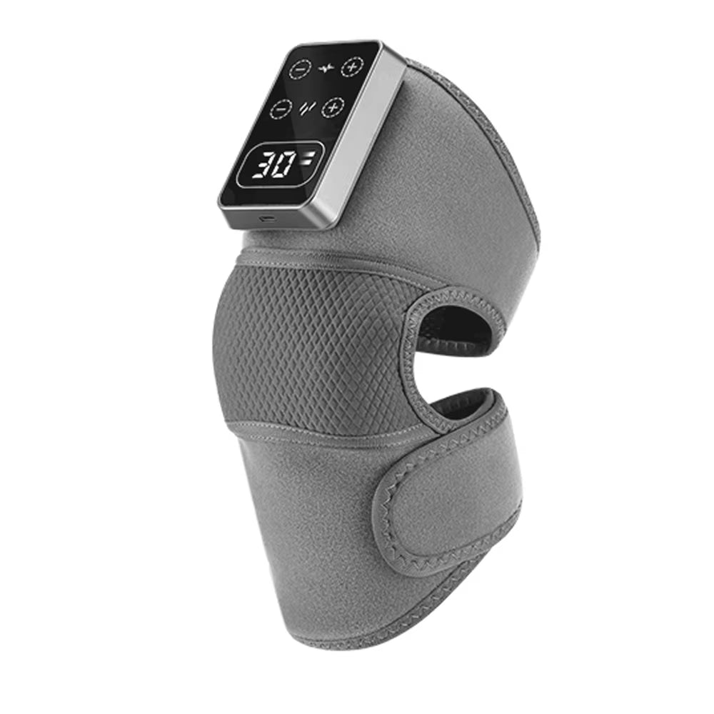 1Pcs/2Pcs Heated Knee Massager, Thermal Knee Support Wrap, 3 Level Adjustable Vibration Heating Pad ,Knee Relaxation Leg Warmer